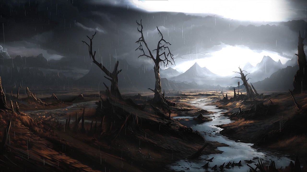 desolate valley storm