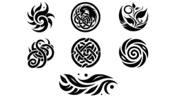2 Product Icons & Misc black