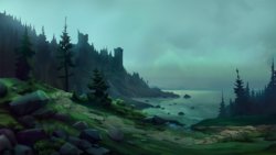 1.1 Sunrise - Dusk Shore Scene